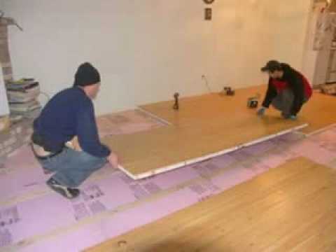 how to insulate floor