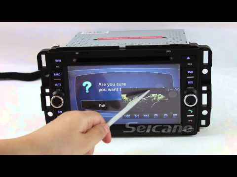car stereo install upgrade replacement for Hummer H2 dvd navigatoin system