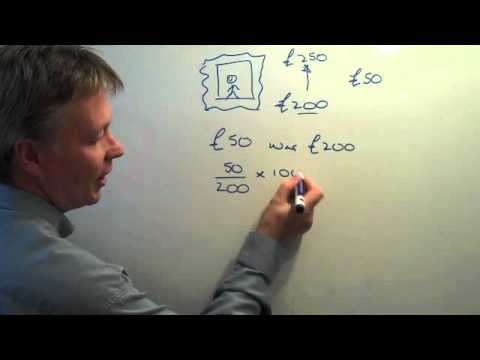 how to calculate percent change