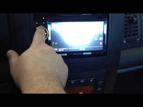 Cadillac Cts Pioneer double din 2 Jl audio 12w6v2 ported