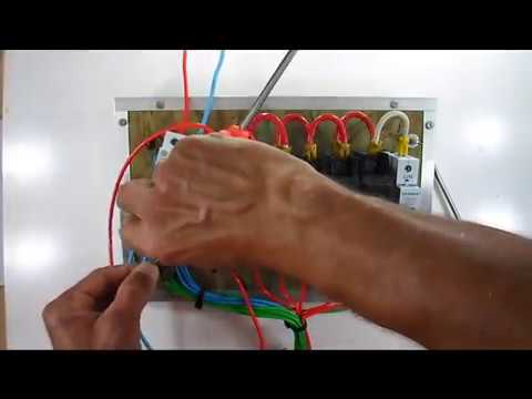 68. ELETRICIDADE - INSTALAÇÃO DE QUADRO DE DISTRIBUIÇÃO DE CIRCUITOS MONOFÁSICO - 8°
