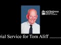 November 17,2023 Funeral Service for Sherman Thomas "Tom" Aliff