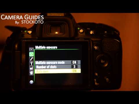 how to set the f stop on a nikon d5100