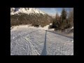 Skiing in Civetta Dolomites Italy Guarda video