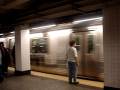 Coney Island Bound R68A Q & Essex Street Bound J Shuttle Trains @ Atlantic Ave