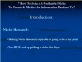 Niche Marketing - Internet Marketing Tips