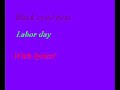 Black eyed peas - labor day with lyrics