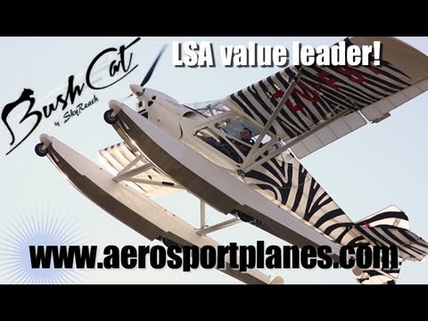 BushCat low cost light sport aircraft $49,000 ready to fly, SkyReach Bush Cat, AeroSport Aviation.