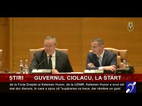 Guvernul Ciolacu, la start