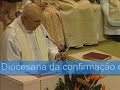 Leitura pelo Chanceler da Cúria Diocesana da confirmação dos orgãos Diocesanos