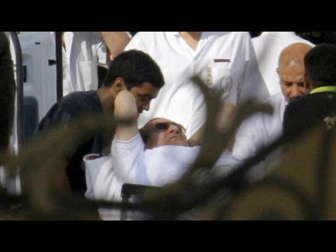 mubarak - Egypt's ousted leader Hosni Mubarak has been released from prison and private TV stations have shown footage of his arrival at a military hospital in a Cairo...