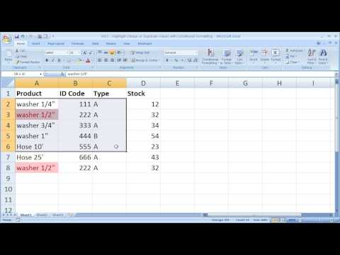 how to isolate duplicates in excel 2003