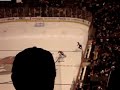 Ray Emery scraping the ice Ray Emery scraping the ice