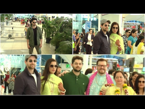 Sooraj Pancholi & Neil Nitin Mukesh Spotted At Domestic Airport