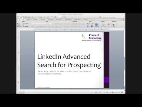 how to advanced search on linkedin