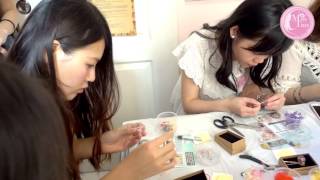 【MissTiara x MissTiara x C'lovercraft Workshop】保鮮花波波球頸鍊工作坊花絮