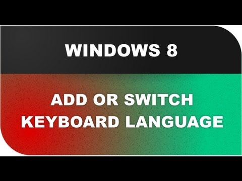 how to keyboard windows 8