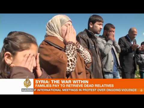 Syrian families pay to retrieve fallen relatives
