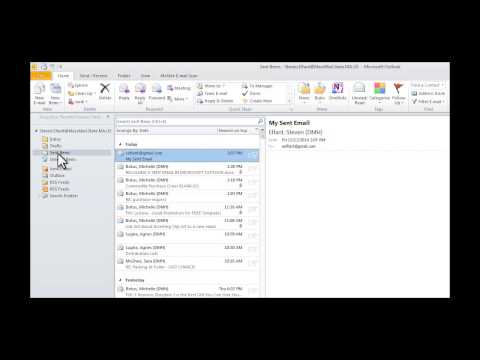 how to recover sent emails in outlook