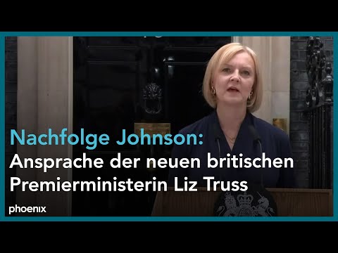 London: Ansprache der neuen Premierministerin Liz Trus ...