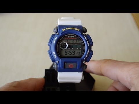 how to turn on a g shock watch