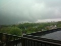 Tom Clark, a meteorologist for television station WNEP in Moosic, Penn., captured video of a tornado moving across south Minneapolis with his iPhone on August 19, 2009. Clark was visiting his daughter in Minneapolis. More information on the storm here: