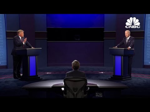 Joe Biden and President Donald Trump discuss Covid-19 in first debate