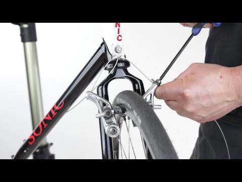 how to fit and adjust v brakes