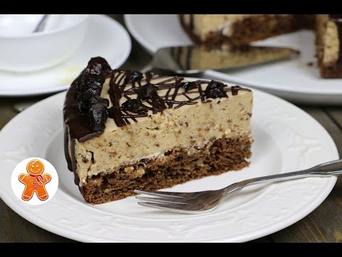 Низкокалорийный Торт Мусс с Черносливом ✧ Low-Calorie Mousse Cake (English Subtitles)