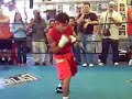 Pacquiao Workout & Interview Before Fight With Velazquez Pacquiao Workout & Interview Before Fight With Velazquez