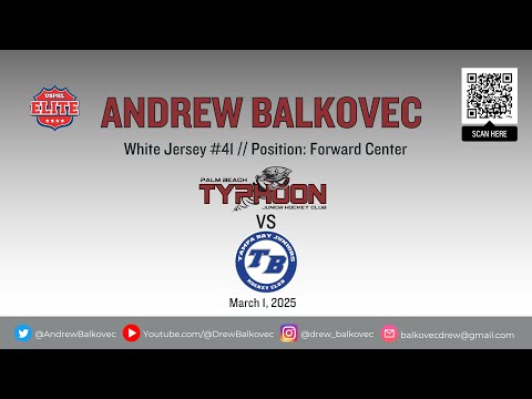 Palm Beach Typhoon vs TB Juniors, March 1, 2025