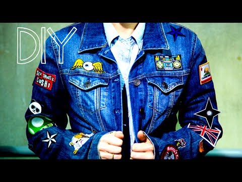 how to patch denim jacket