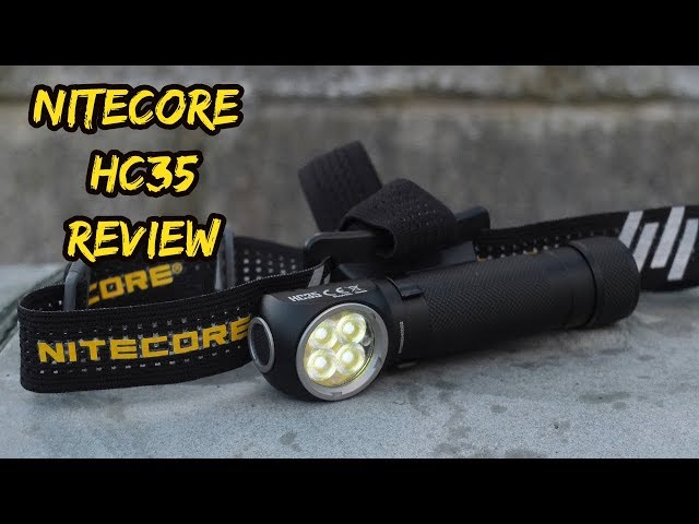 NiteCore hoofdlamp HC35 en zaklamp in een - 2700 lumen - Zwart kopen