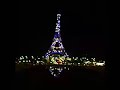 Blue Eiffel toren by night Blue Eiffel toren by night