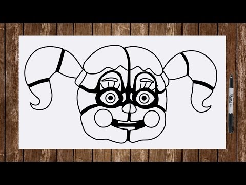 video-linktoworks-How to draw FNAF Sister Location characters Circus Baby ...