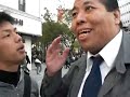 【維新政党・新風】弁士、韓国人に襲われる（ノーカット版）