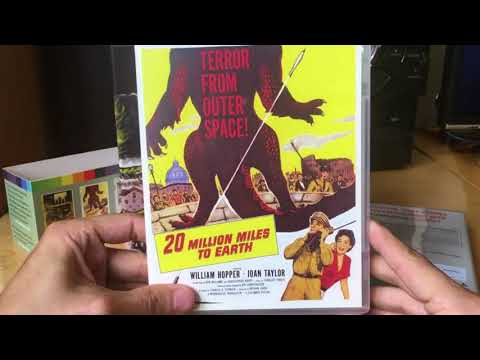 Limited Edition The Wonderful Worlds Of Ray Harryhausen Volume One Blu Ray Unboxing