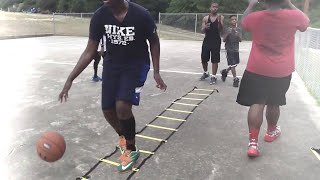 Group Basketball Training Session