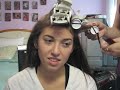 Soft Wavy Curls with Hot Rollers for LONG hair