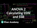 ANOVA 2 - Calculating SSW and SSB (Total Sum of Squares Within and Between).avi