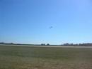 f-16 and p-51 fly by f-16 and p-51 fly by