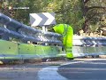 Fomento instala guardarrailes defectuosos en la N-340