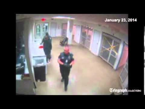 Police release footage of Justin Bieber being processed in jail – prison CCTV