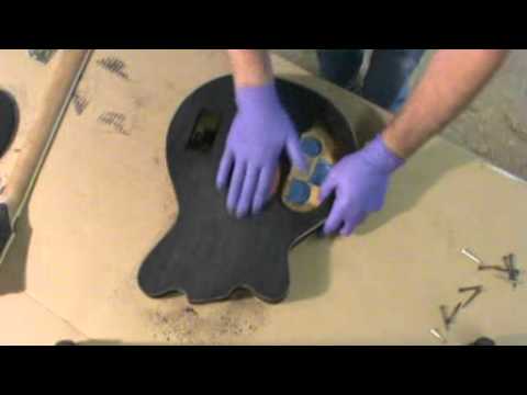 how to dye guitar body