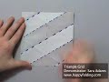 Origami Tessellation Basics: Triangle Grid - free flv video @ vwatch.tv