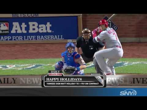 Video: Matt Holliday signs with the New York Yankees