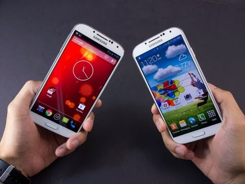 Samsung Galaxy S4 Google Play Edition vs Samsung Galaxy S4