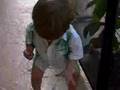 Ahser in the garden, take 2