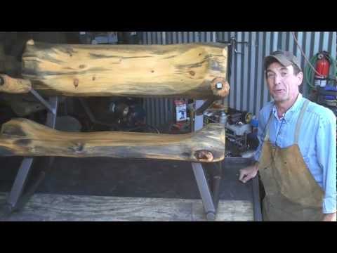 how to fasten log furniture together