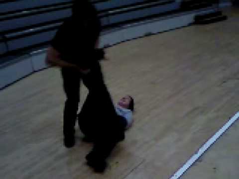 wrestling spanking